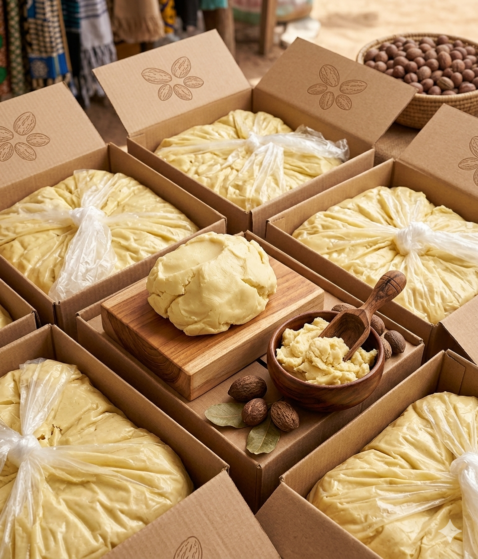 Raw Shea Butter – 25kg (Unrefined & Organic)
